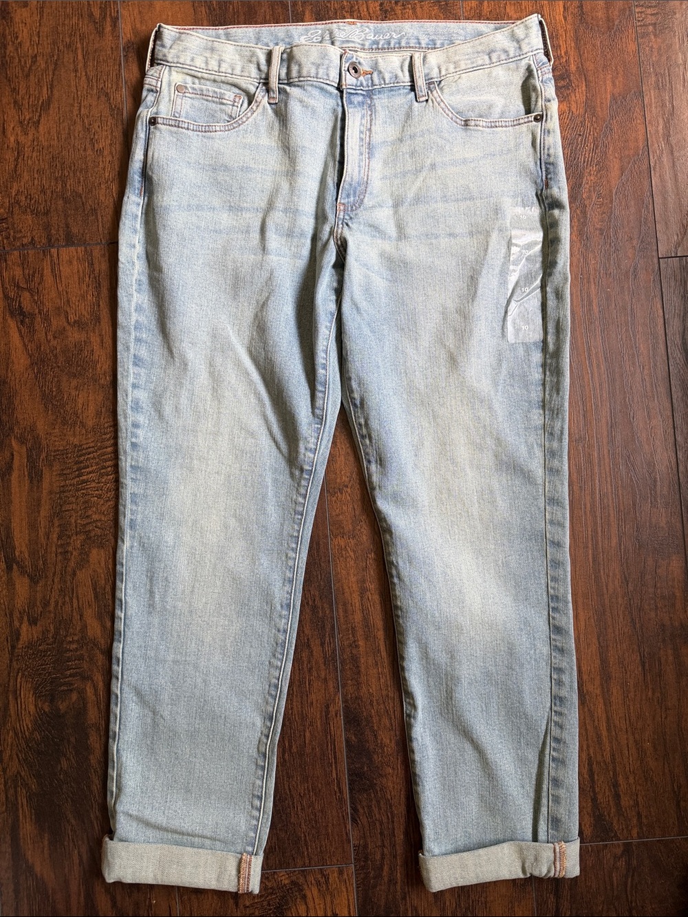 NWT Eddie Bauer women boyfriend midrise slim size 10 (X4)